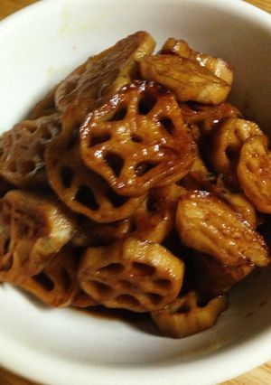 蓮根のキンピラ 味噌バター味-レシピのメイン写真