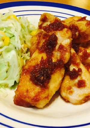 鶏胸肉の味噌マヨ炒め-レシピのメイン写真