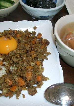 ドライカレー風-レシピのメイン写真