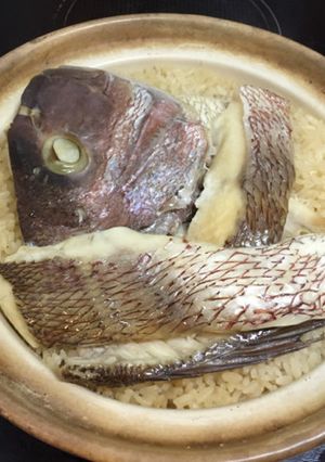 土鍋で鯛めし-レシピのメイン写真