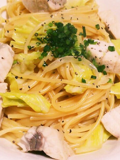 メカジキとキャベツの和風パスタ-レシピのメイン写真