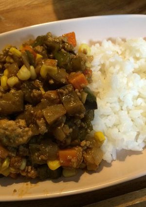 鍋1つでヘルシー野菜たっぷりキーマカレー-レシピのメイン写真
