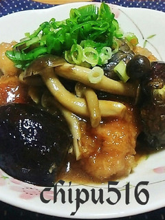 雑誌掲載 簡単 鳥もも肉となすのみぞれ煮-レシピのメイン写真