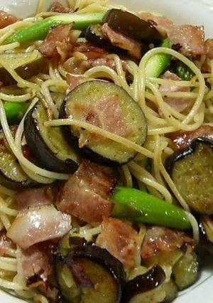 なすとベーコンでうまうまパスタ-レシピのメイン写真