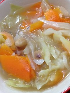 あったか野菜たっぷり☆くばらdeスープ-レシピのメイン写真