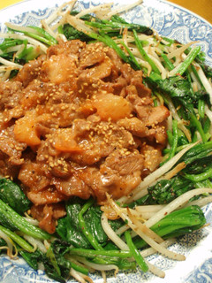 グレープフルーツとラム肉のカレー醤油炒め-レシピのメイン写真