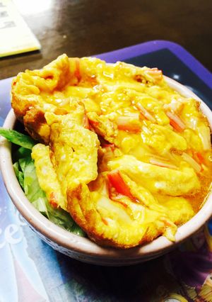 ガッツリ！カニカマ玉ご飯-レシピのメイン写真