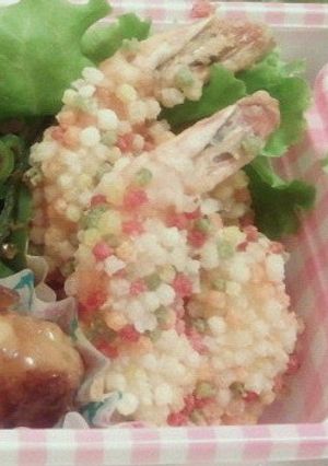簡単・華やか　海老のアラレ揚げ-レシピのメイン写真