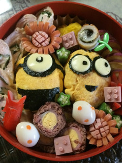 ミニオン キャラ弁-レシピのメイン写真
