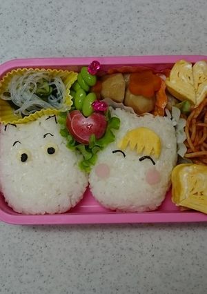 ムーミン&フローレン弁当-レシピのメイン写真