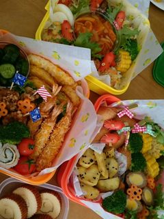 2015年*小学校*運動会のお弁当*-レシピのメイン写真
