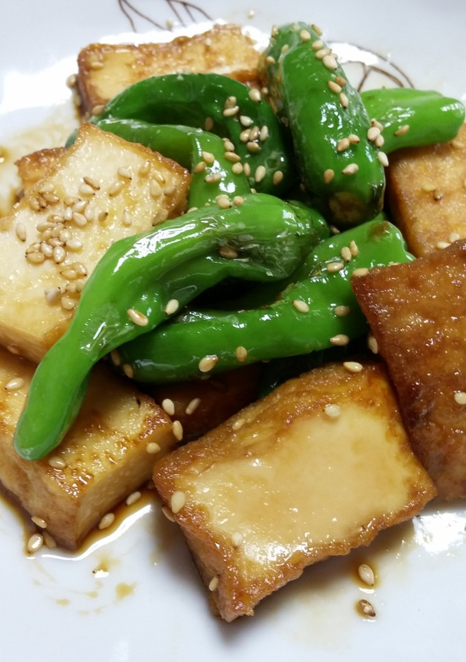 手早く副菜！厚揚げとししとうのきんぴら♪-レシピのメイン写真