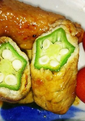 弁当？夕食の１品？豚肉とオクラの甘辛炒め-レシピのメイン写真