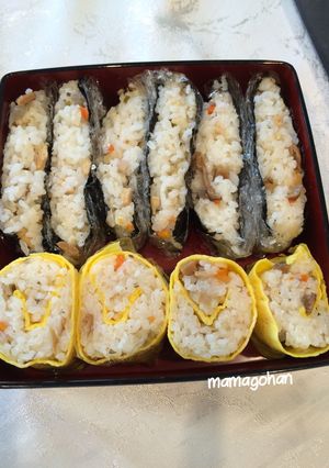 五目寿司の卵巻き-レシピのメイン写真