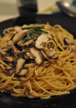 秋の夜長！キノコのヘルシーパスタ-レシピのメイン写真