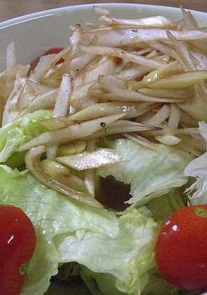 ☆*::ねぎとレタスのサラダ::*☆-レシピのメイン写真