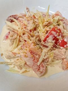 トマトとみょうがのマヨサラダ-レシピのメイン写真