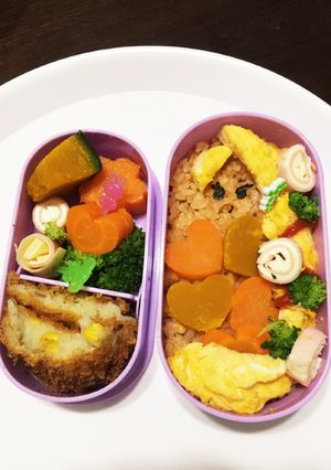 ラプンツェル☆オムライスアレンジ-レシピのメイン写真
