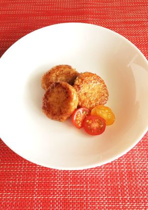 お弁当に 照り焼きつくね 卵不使用-レシピのメイン写真