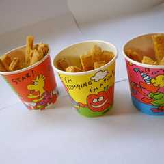รูปของ 保育園のおやつ 野菜ポッキー