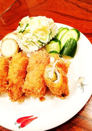 豚肉で 肉巻きフライ ！！-レシピのメイン写真