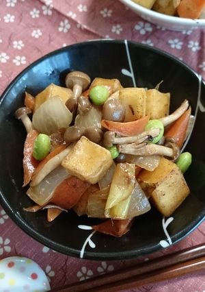 高野豆腐マヨしょうゆ炒め-レシピのメイン写真