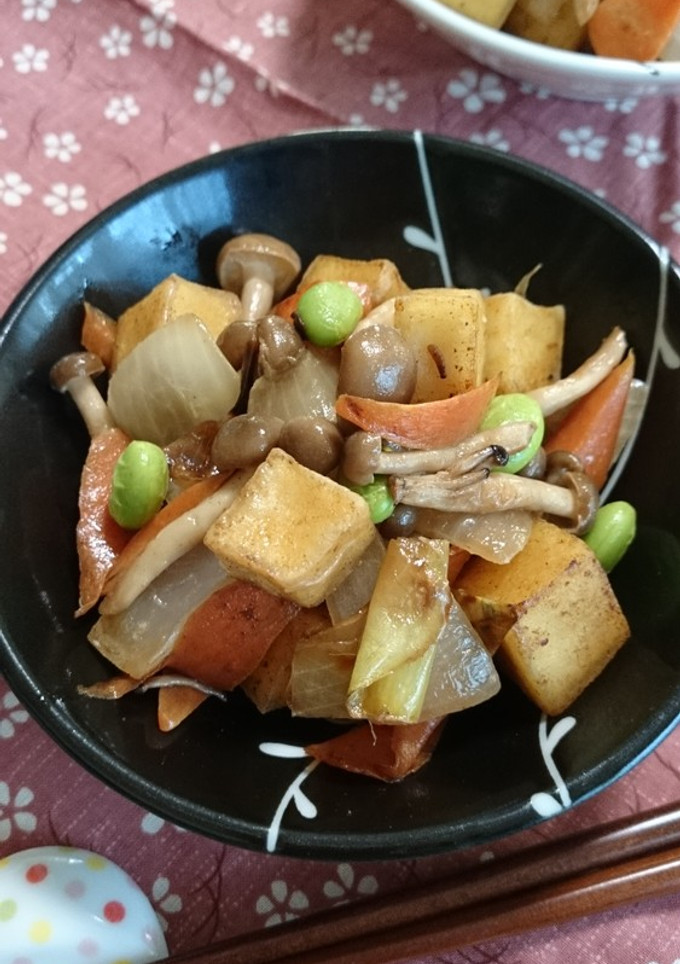 高野豆腐マヨしょうゆ炒め-レシピのメイン写真