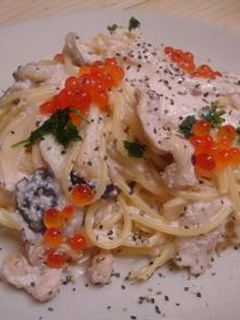 炒め野菜とタラコのクリームパスタ-レシピのメイン写真