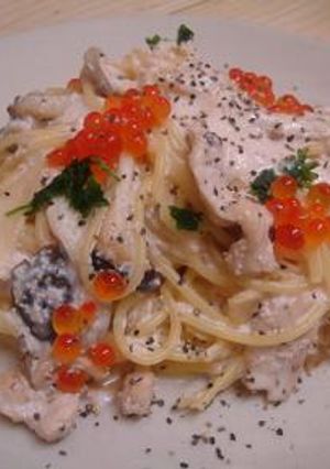 炒め野菜とタラコのクリームパスタ-レシピのメイン写真