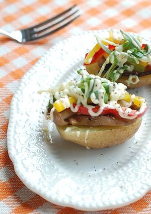 ３種キノコとパプリカのポテベジ-レシピのメイン写真