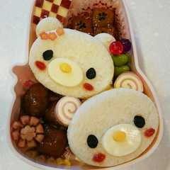 รูปของ 幼稚園*お弁当*くまちゃんサンドNo.2
