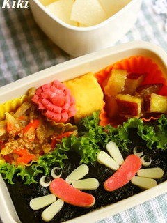 キャラ弁**秋だね♪とんぼさん-レシピのメイン写真