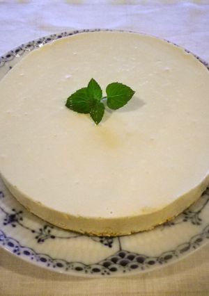 ナチュラルなレアチーズケーキ-レシピのメイン写真