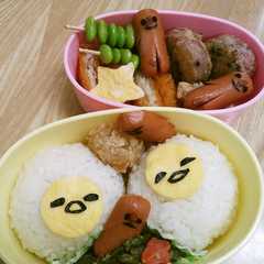 รูปของ キャラ弁★ぐでたまおにぎり★簡単です。