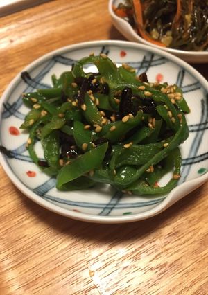 レンジでピーマンのナムル-レシピのメイン写真