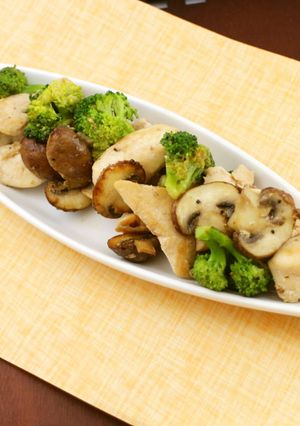 鶏ささみとマッシュルームのペッパーマヨ-レシピのメイン写真