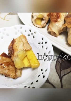 じゃがおさつの肉巻き焼き-レシピのメイン写真