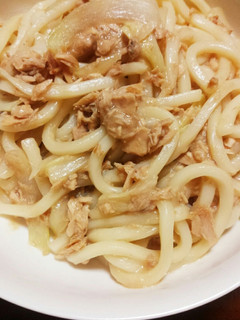フライパンで簡単☆キャベツナ焼きうどん♪-レシピのメイン写真