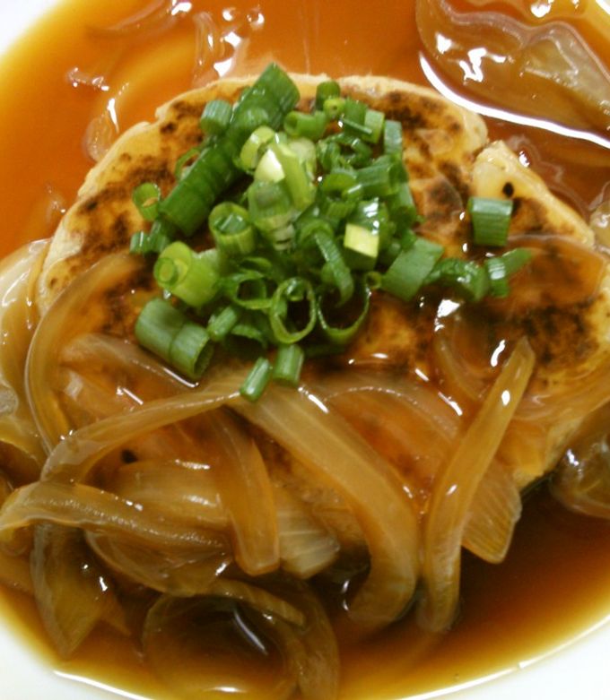 簡単、高野豆腐で豆腐ハンバーグ照り焼きで-レシピのメイン写真