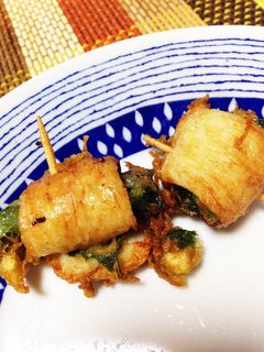 簡単 カレー風味のちくわ大葉揚げ-レシピのメイン写真