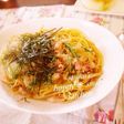 麺つゆで簡単!コク旨♡和風スープパスタ