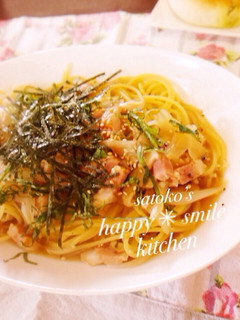 麺つゆで簡単!コク旨♡和風スープパスタ-レシピのメイン写真