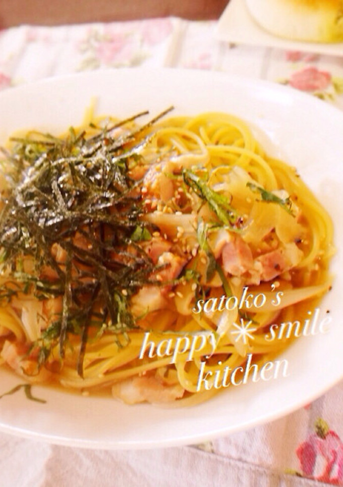 麺つゆで簡単！コク旨♡和風スープパスタ-レシピのメイン写真