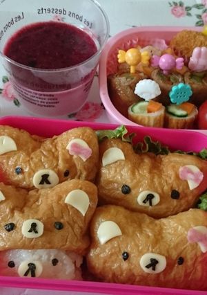 リラックマキャラ弁-レシピのメイン写真