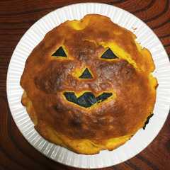 รูปของ HMでカボチャのハロウィンケーキ♪