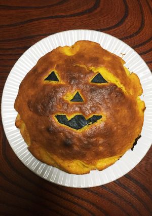 HMでカボチャのハロウィンケーキ♪-レシピのメイン写真
