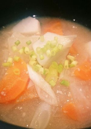 里芋の味噌汁-レシピのメイン写真