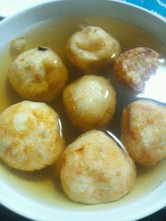 コンビニPB冷食たこ焼きで時短明石焼き風-レシピのメイン写真