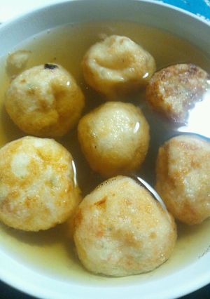 コンビニPB冷食たこ焼きで時短明石焼き風-レシピのメイン写真