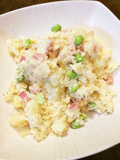 枝豆と粒マスタードのポテトサラダ-レシピのメイン写真